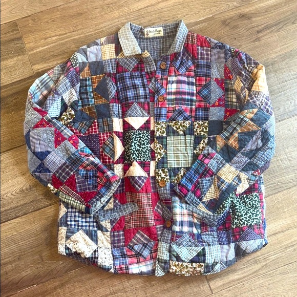 Jackets & Blazers - Patch Magic Group Inc Patchwork Quilted Jacket